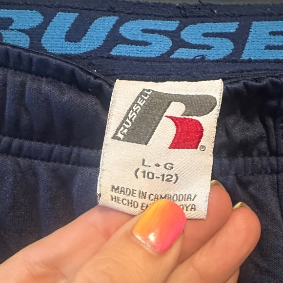 Shirt/Shorts Combo…. Russell Athletic Kids Navy and Blue Shorts and DryTEK shirt - Picture 13 of 16